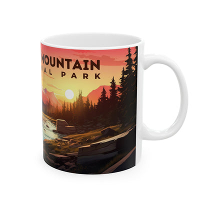 Rocky Mountain National Park Mug | White Ceramic Mug (11oz, 15oz)