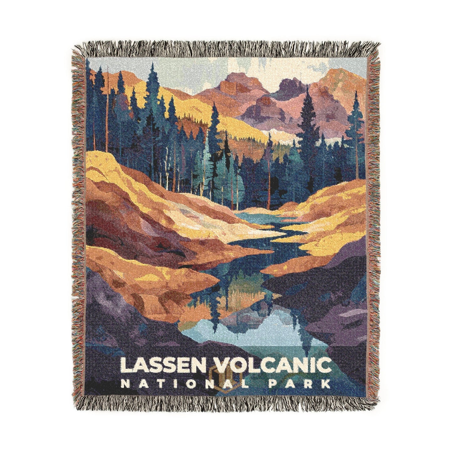 Lassen Volcanic National Park Woven Blanket | S20