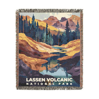 Lassen Volcanic National Park Woven Blanket | S20