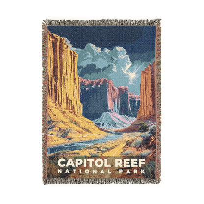Capitol Reef National Park Woven Blanket | S16