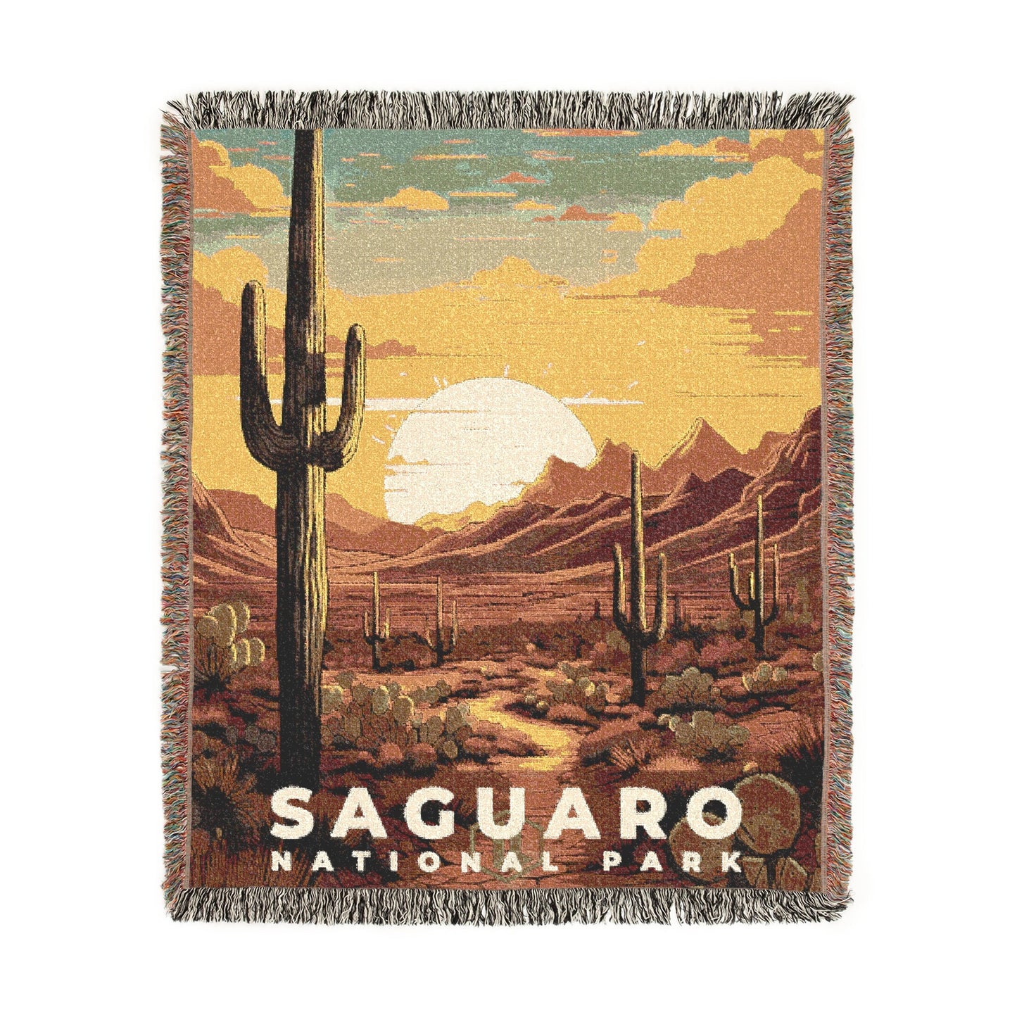 Saguaro National Park Woven Blanket | S07