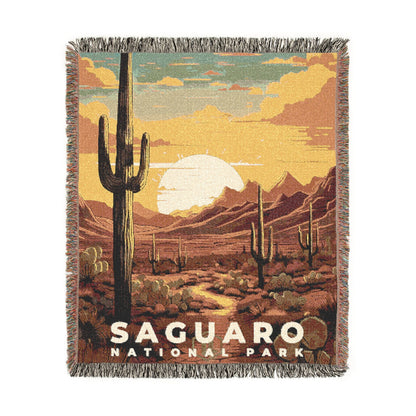 Saguaro National Park Woven Blanket | S07