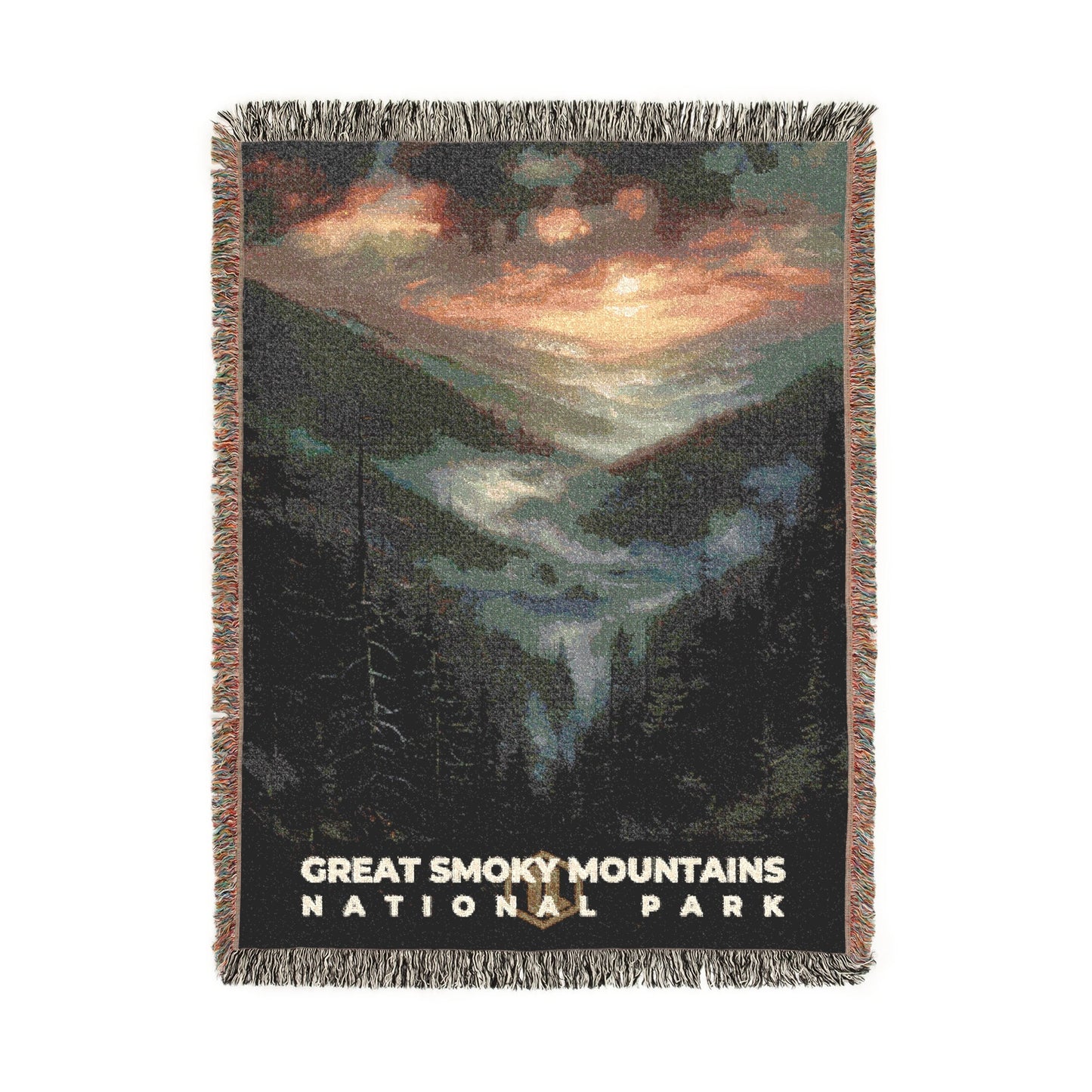 Great Smoky Mountains National Park Woven Blanket | S12