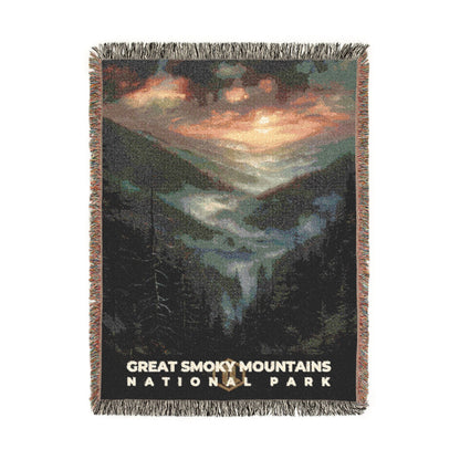 Great Smoky Mountains National Park Woven Blanket | S12