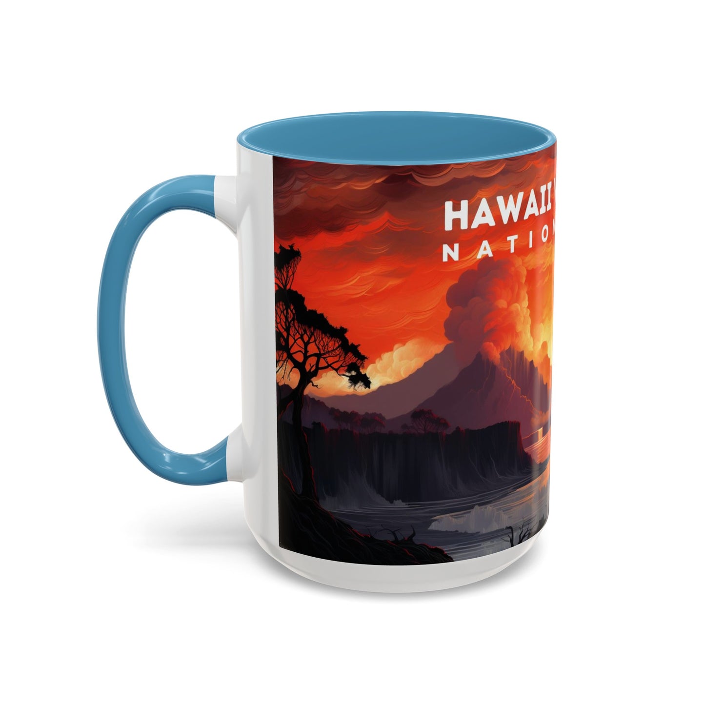 Hawaii Volcanoes National Park Mug | Accent Coffee Mug (11, 15oz)