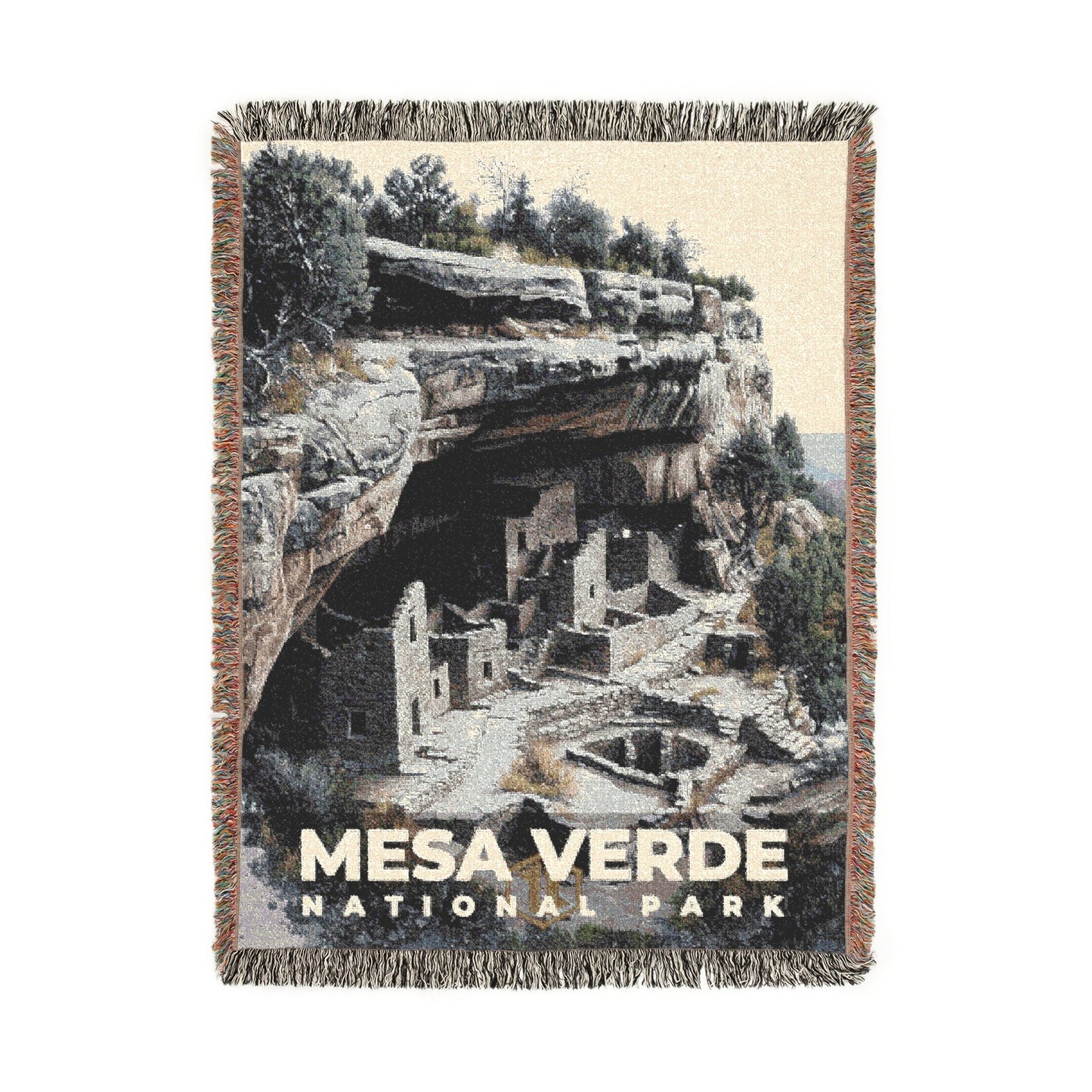 Mesa Verde National Park Woven Blanket | S17