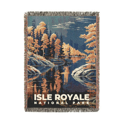 Isle Royale National Park Woven Blanket | S19