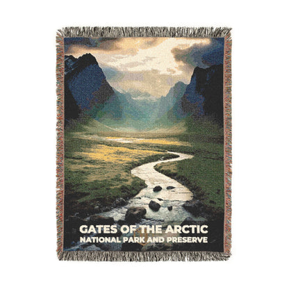 Gates of the Arctic National Park Woven Blanket | S10