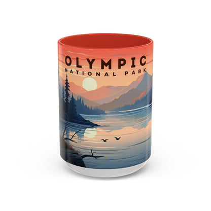 Olympic National Park Mug | Accent Coffee Mug (11, 15oz)