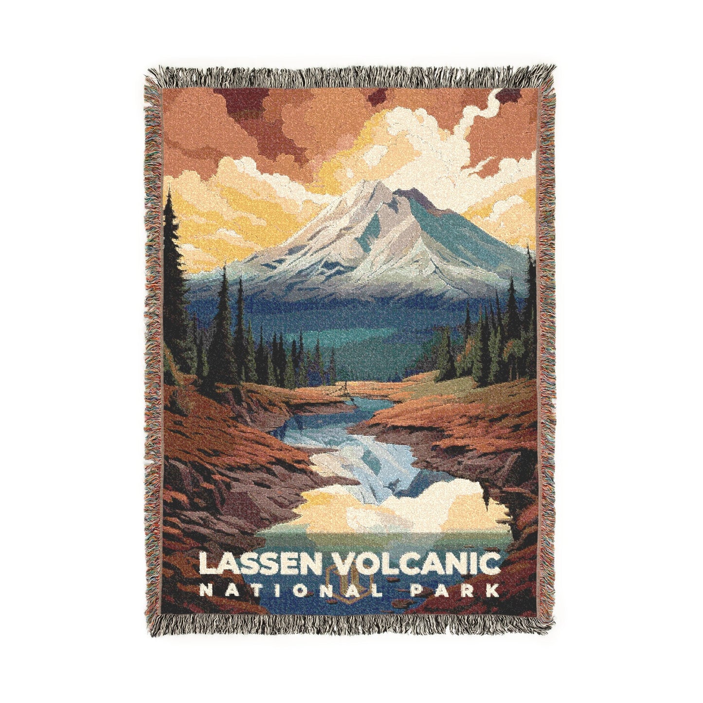 Lassen Volcanic National Park Woven Blanket | S07