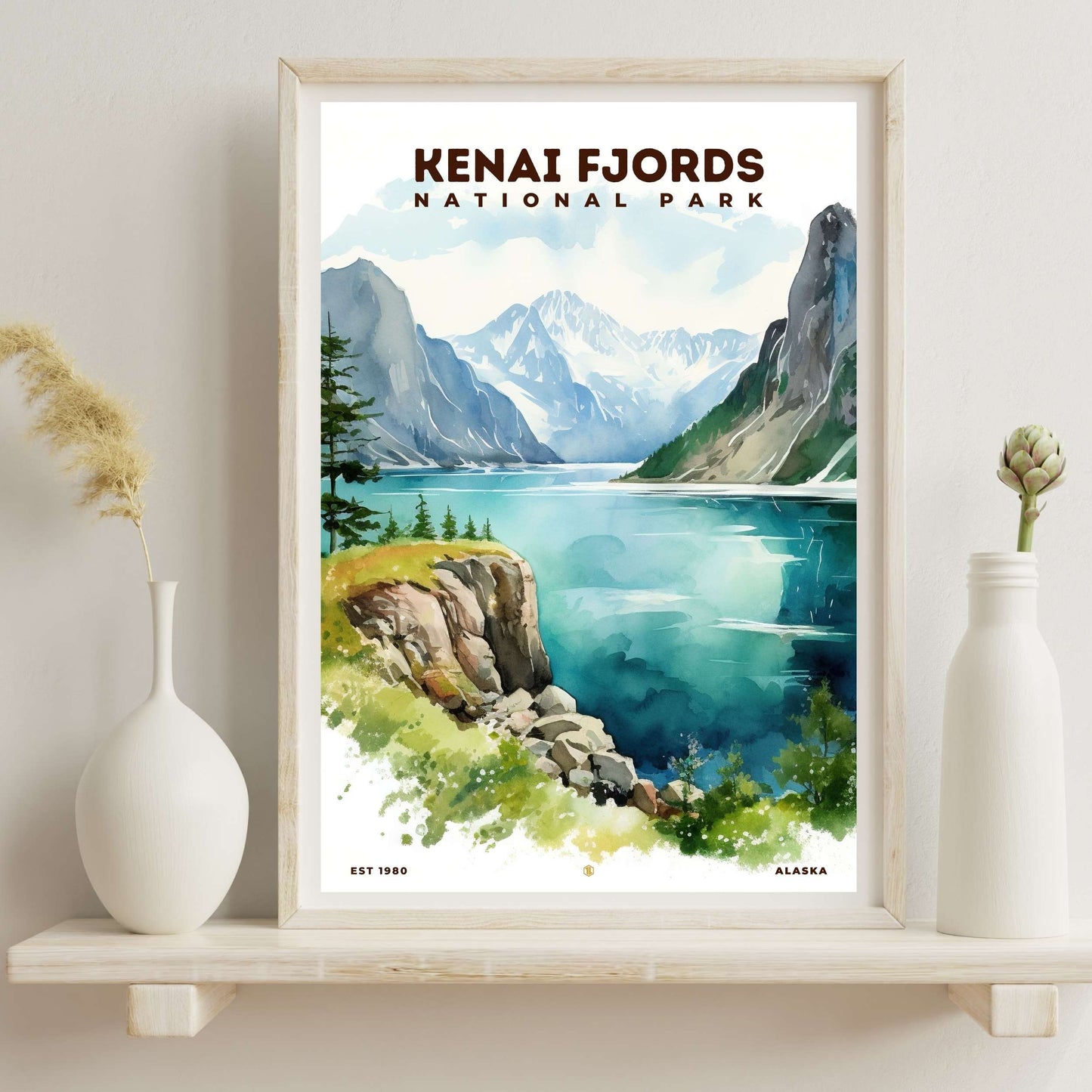 Kenai Fjords National Park Poster | S08