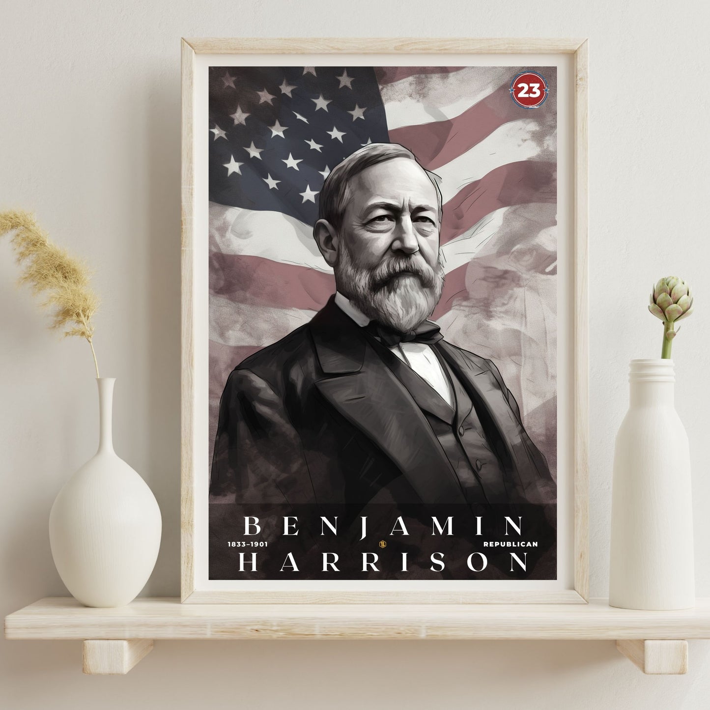 Benjamin Harrison Poster | S03