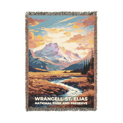 Wrangell-St. Elias National Park Woven Blanket | S06