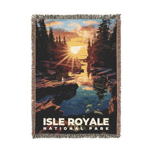 Isle Royale National Park Woven Blanket | S10