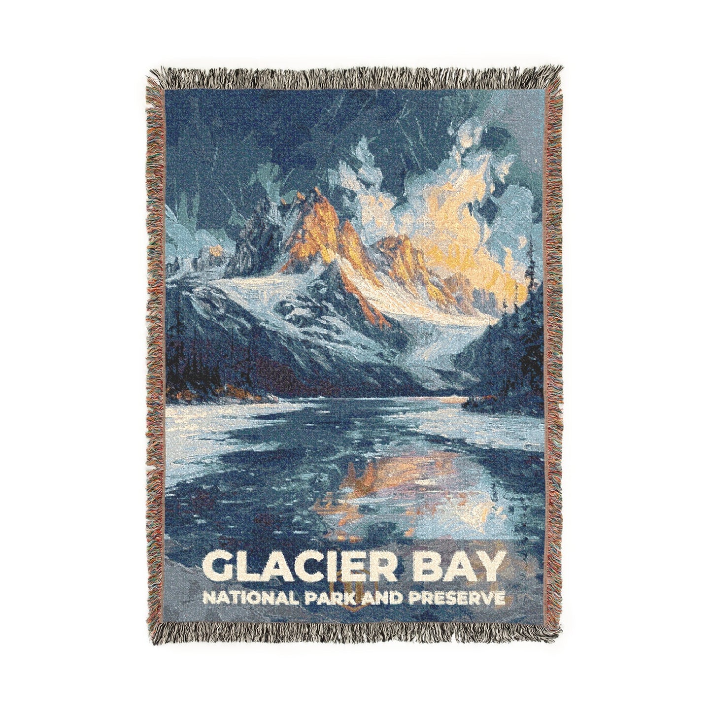 Glacier Bay National Park Woven Blanket | S14
