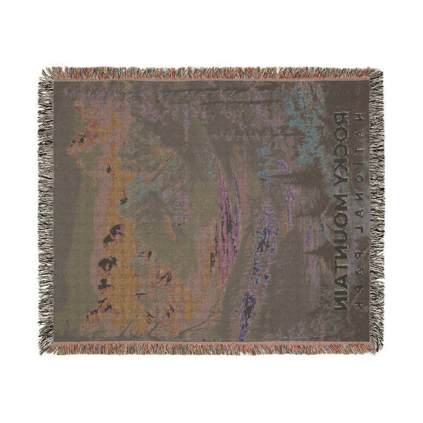 Rocky Mountain National Park Woven Blanket | S16