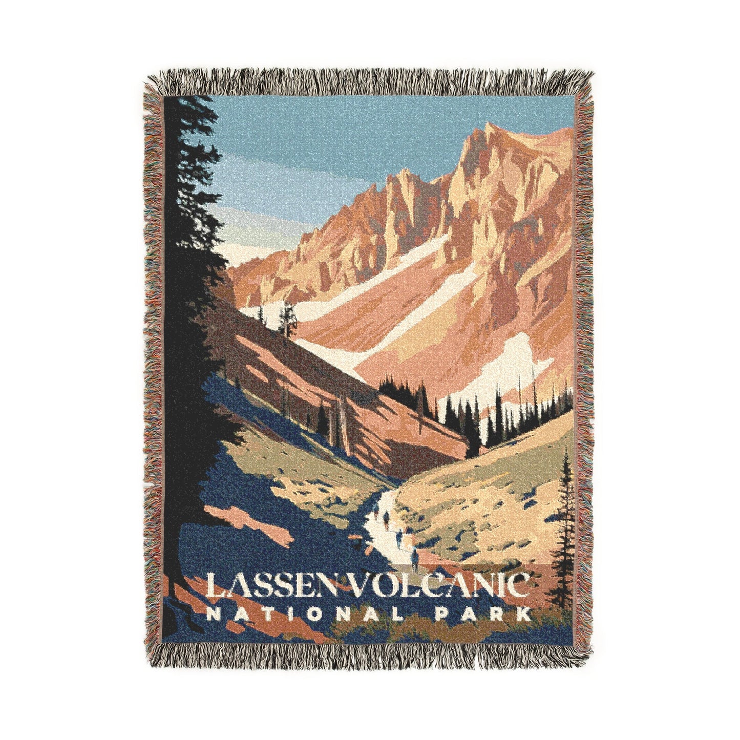 Lassen Volcanic National Park Woven Blanket | S01