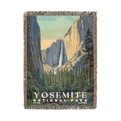 Yosemite National Park Woven Blanket | S02