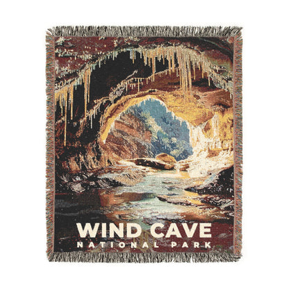 Wind Cave National Park Woven Blanket | S18