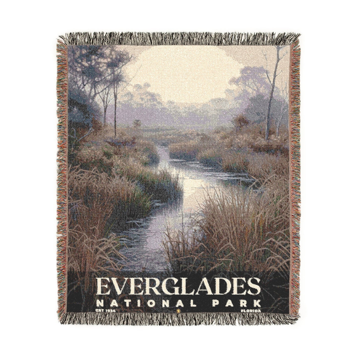 Everglades National Park Woven Blanket | S02
