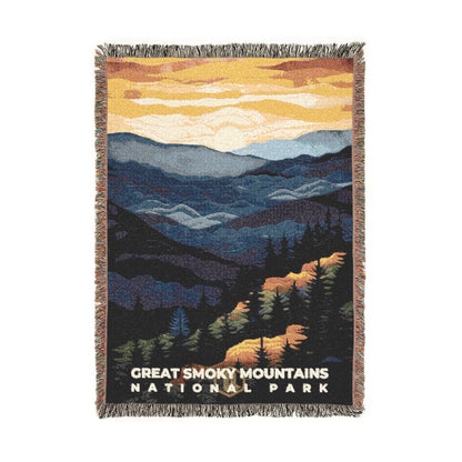 Great Smoky Mountains National Park Woven Blanket | S09