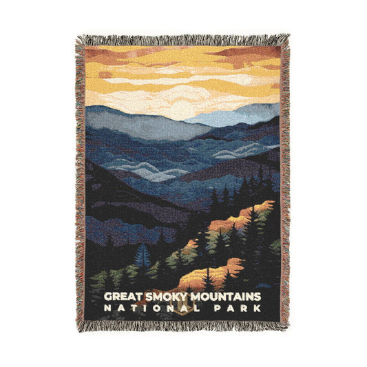 Great Smoky Mountains National Park Woven Blanket | S09