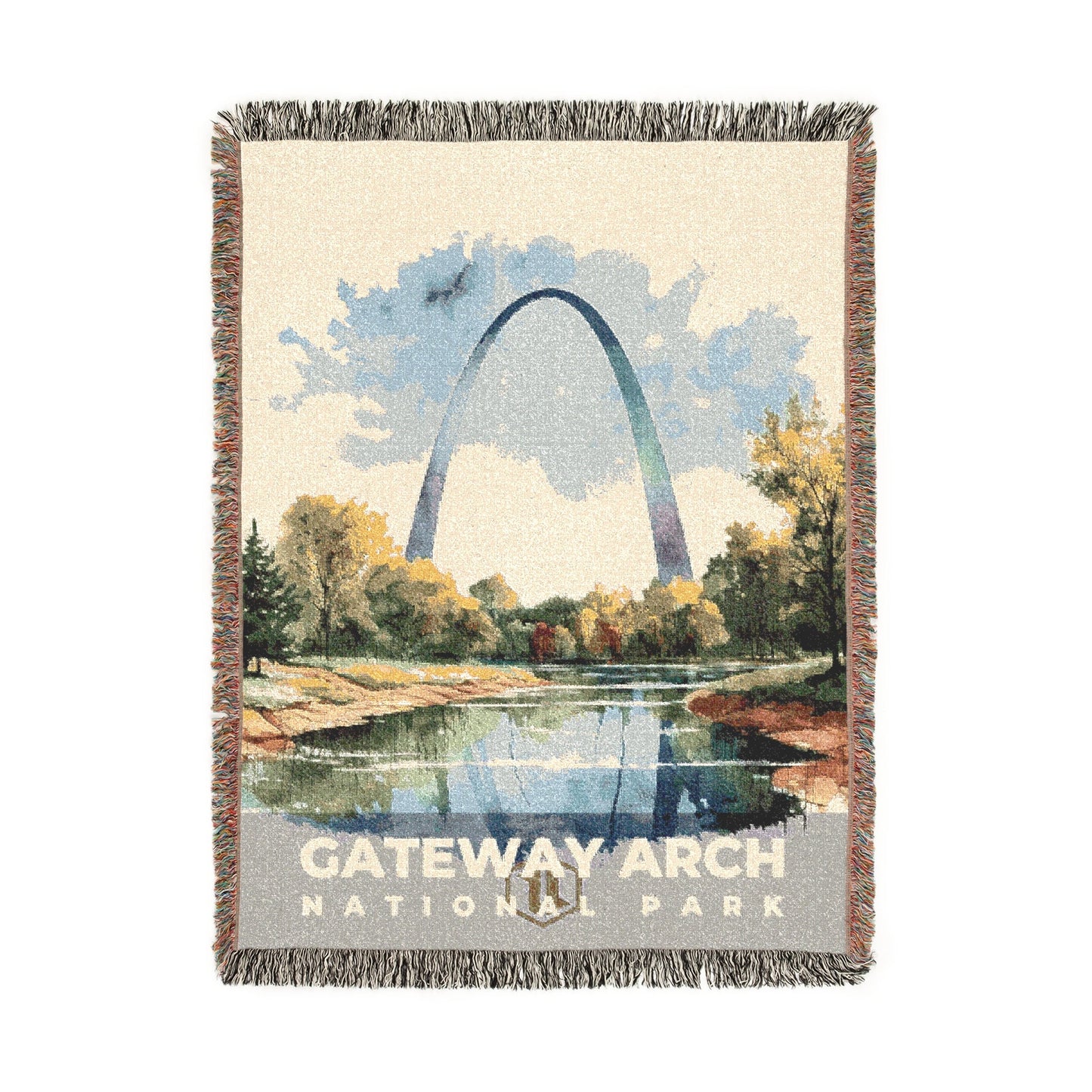 Gateway Arch National Park Woven Blanket | S08