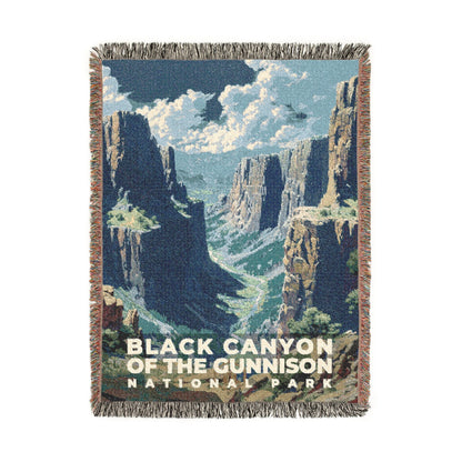 Black Canyon of the Gunnison National Park Woven Blanket | S13
