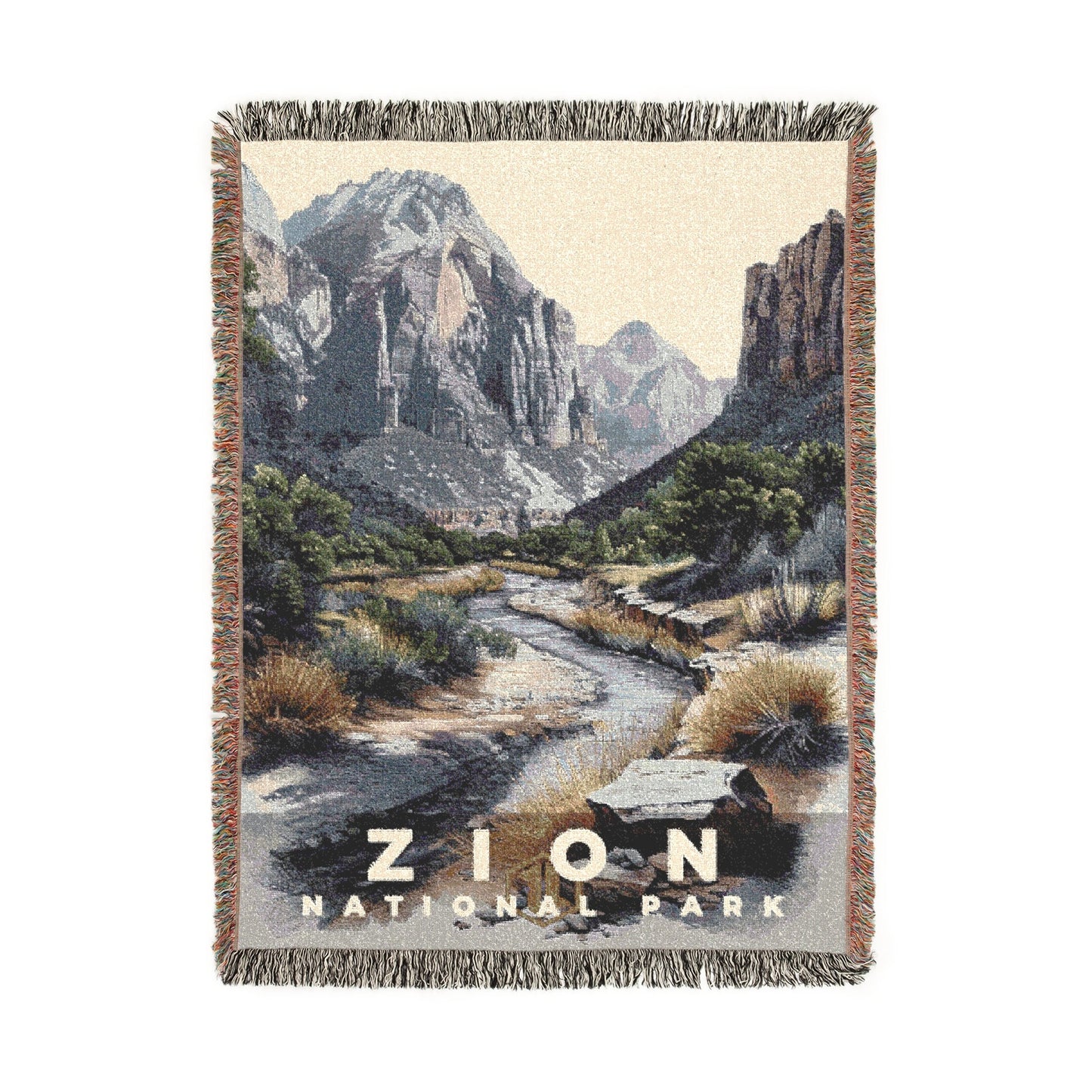 Zion National Park Woven Blanket | S17