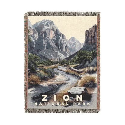 Zion National Park Woven Blanket | S17