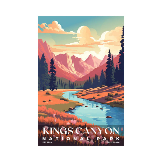 Kings Canyon National Park Poster | S05