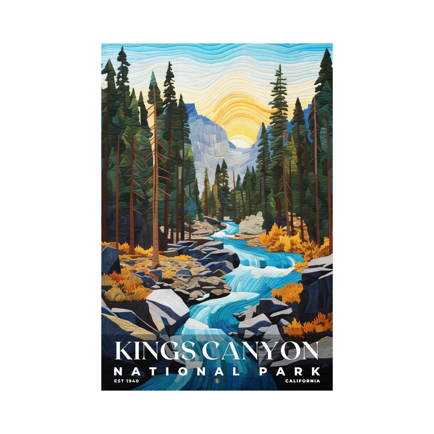 Kings Canyon National Park Poster | S09