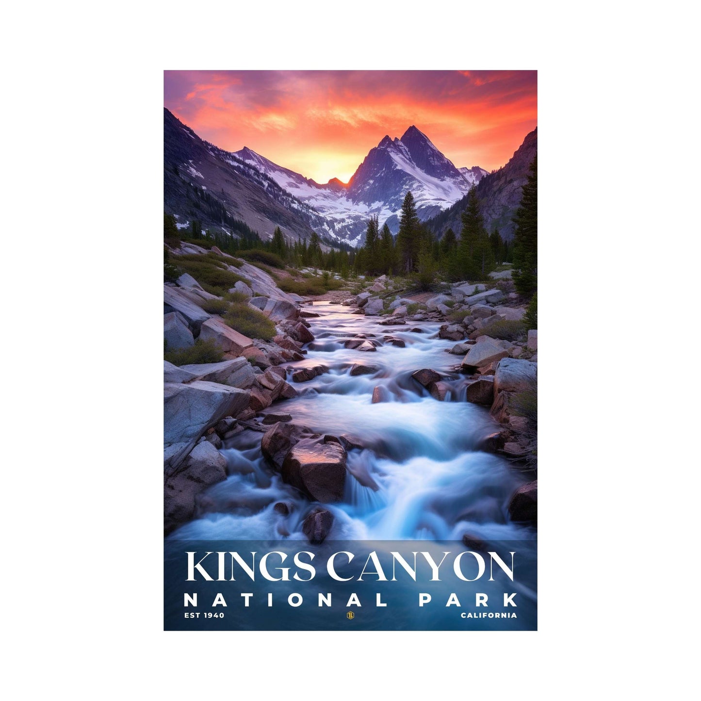 Kings Canyon National Park Poster | S10