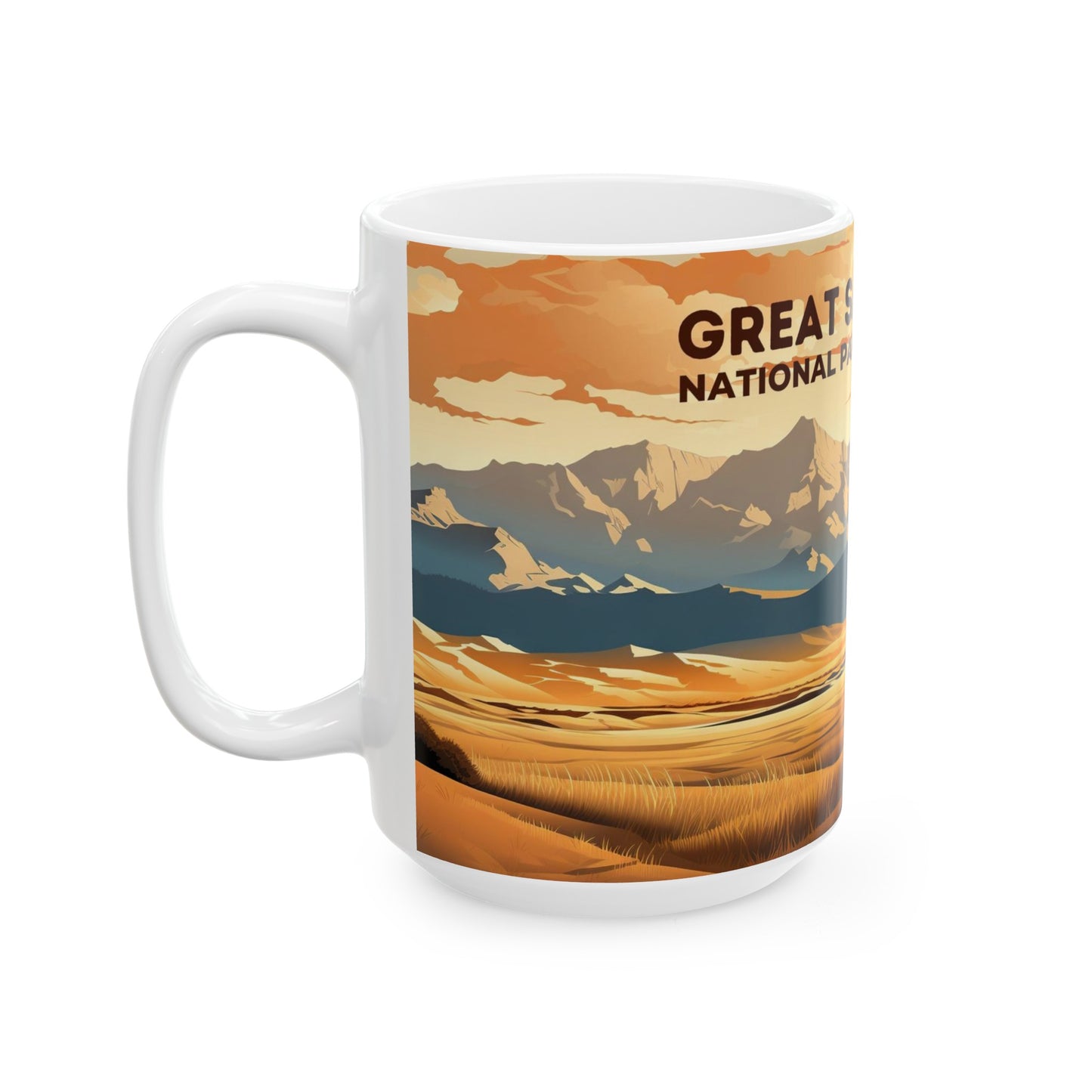 Great Sand Dunes National Park Mug | White Ceramic Mug (11oz, 15oz)
