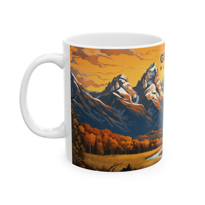 Grand Teton National Park Mug | White Ceramic Mug (11oz, 15oz)