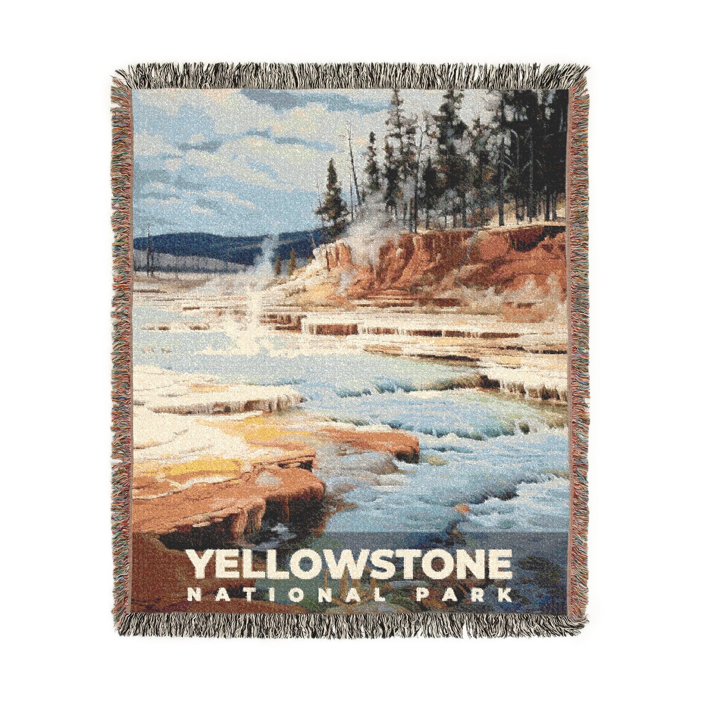 Yellowstone National Park Woven Blanket | S06