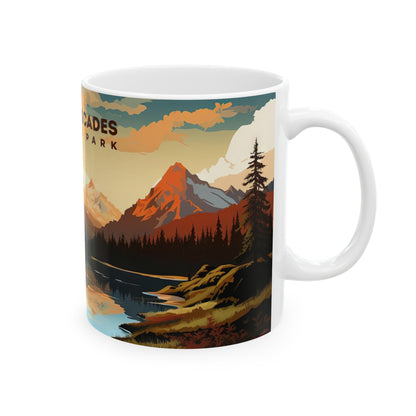 North Cascades National Park Mug | White Ceramic Mug (11oz, 15oz)