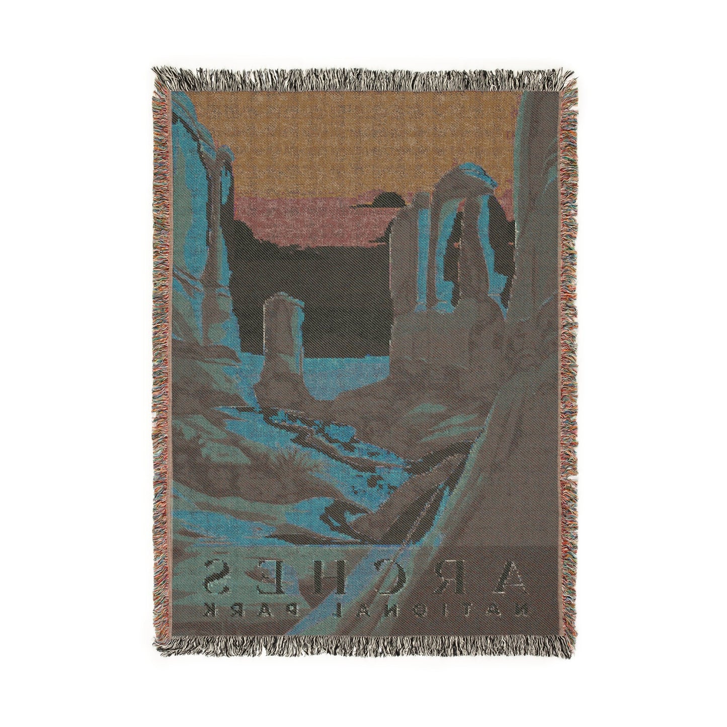 Arches National Park Woven Blanket | S01