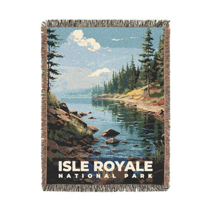Isle Royale National Park Woven Blanket | S07