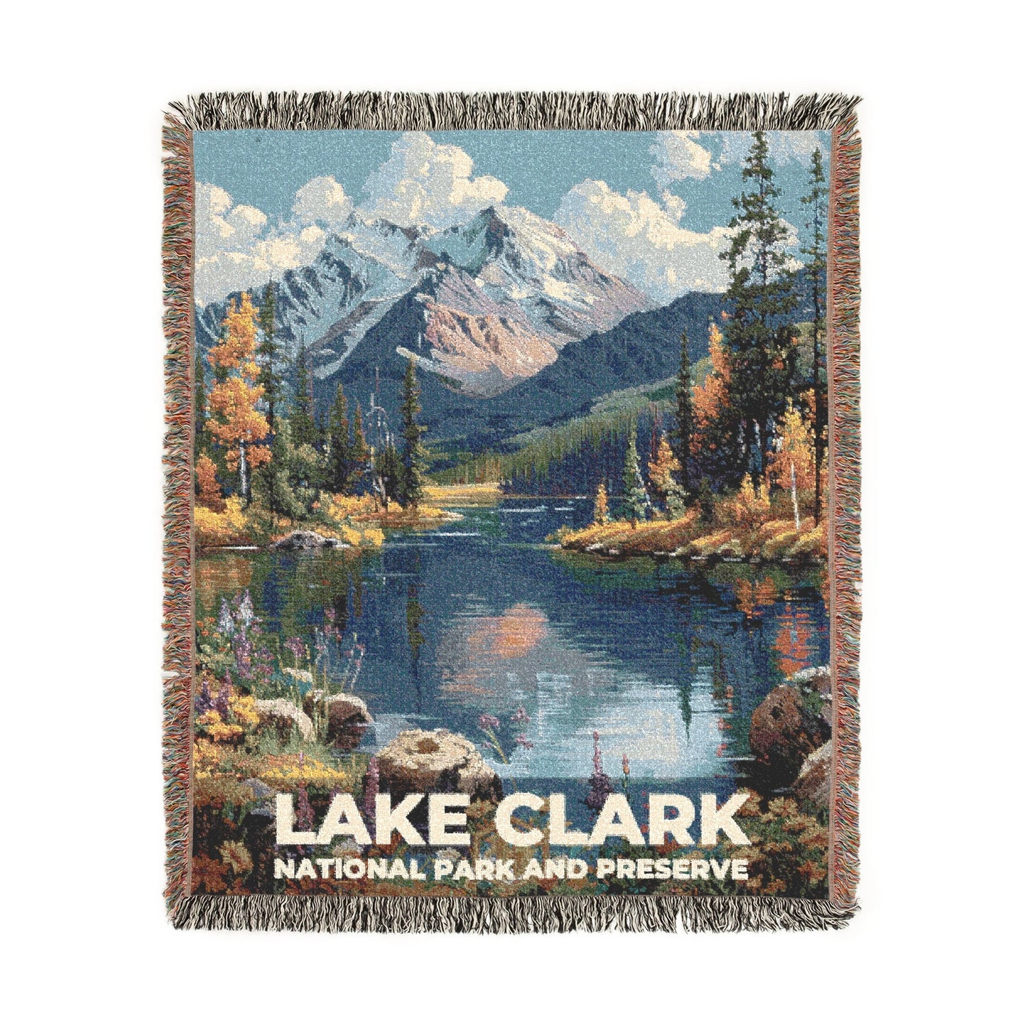 Lake Clark National Park Woven Blanket | S18