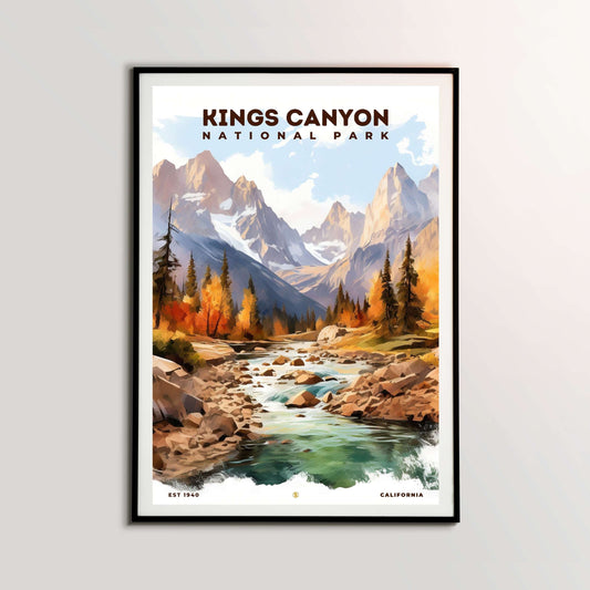 Kings Canyon National Park Poster | S08