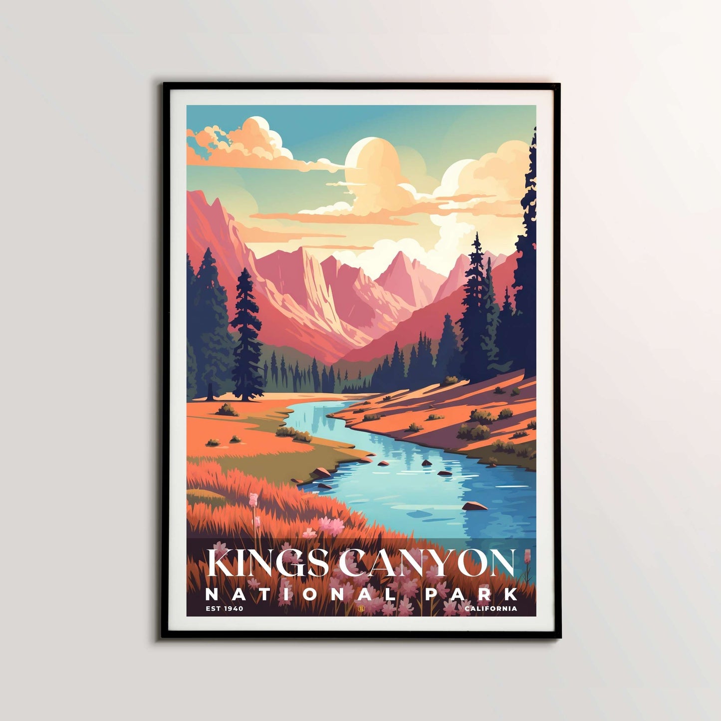 Kings Canyon National Park Poster | S05