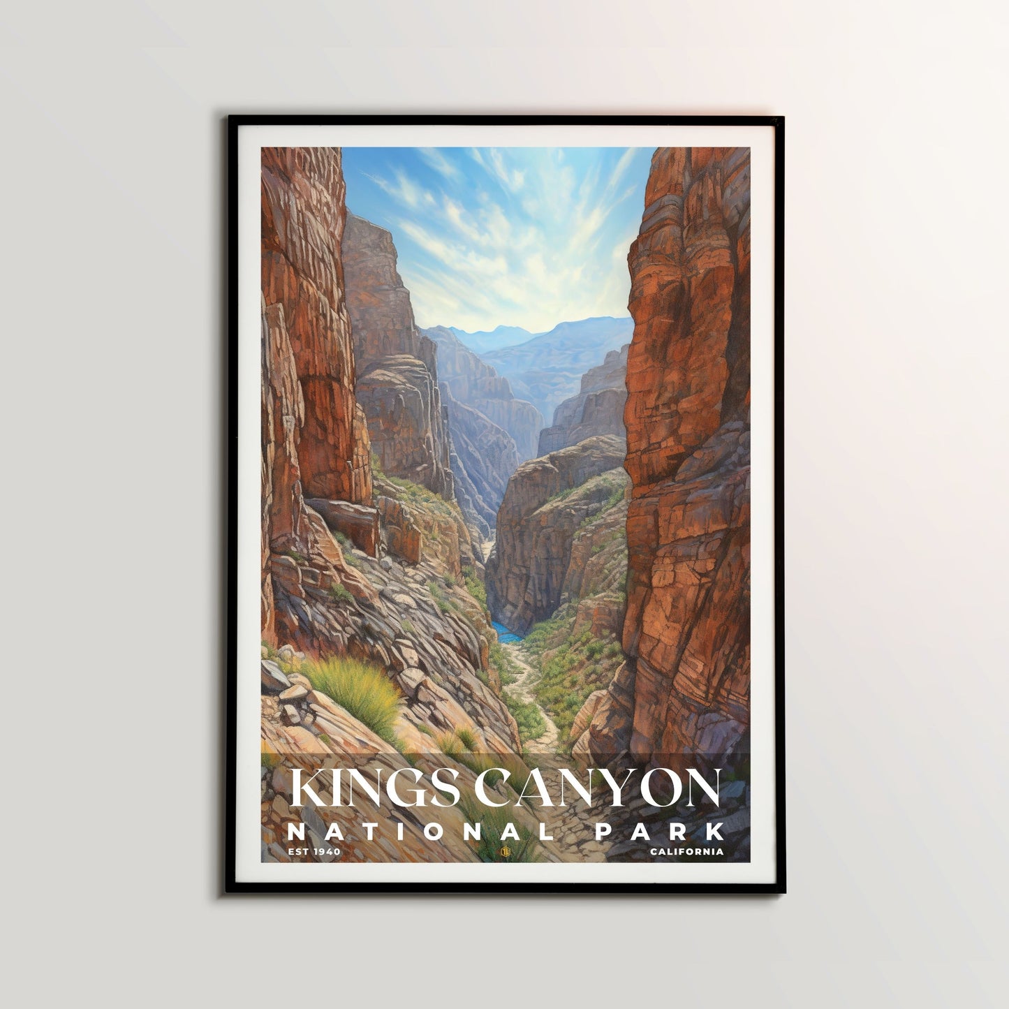 Kings Canyon National Park Poster | S02