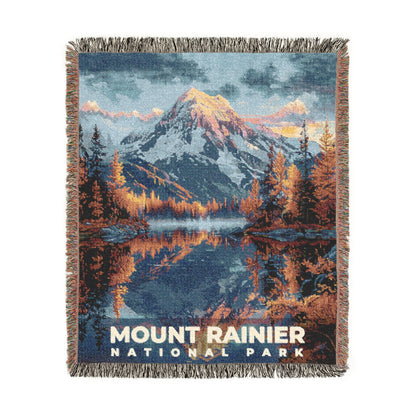 Mount Rainier National Park Woven Blanket | S18
