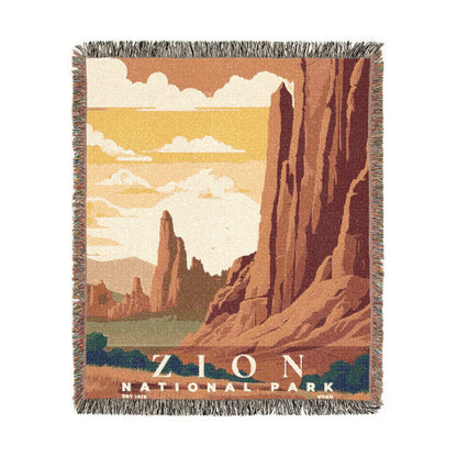Zion National Park Woven Blanket | S03