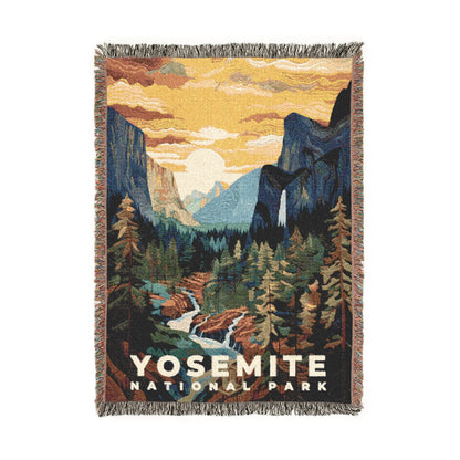 Yosemite National Park Woven Blanket | S09