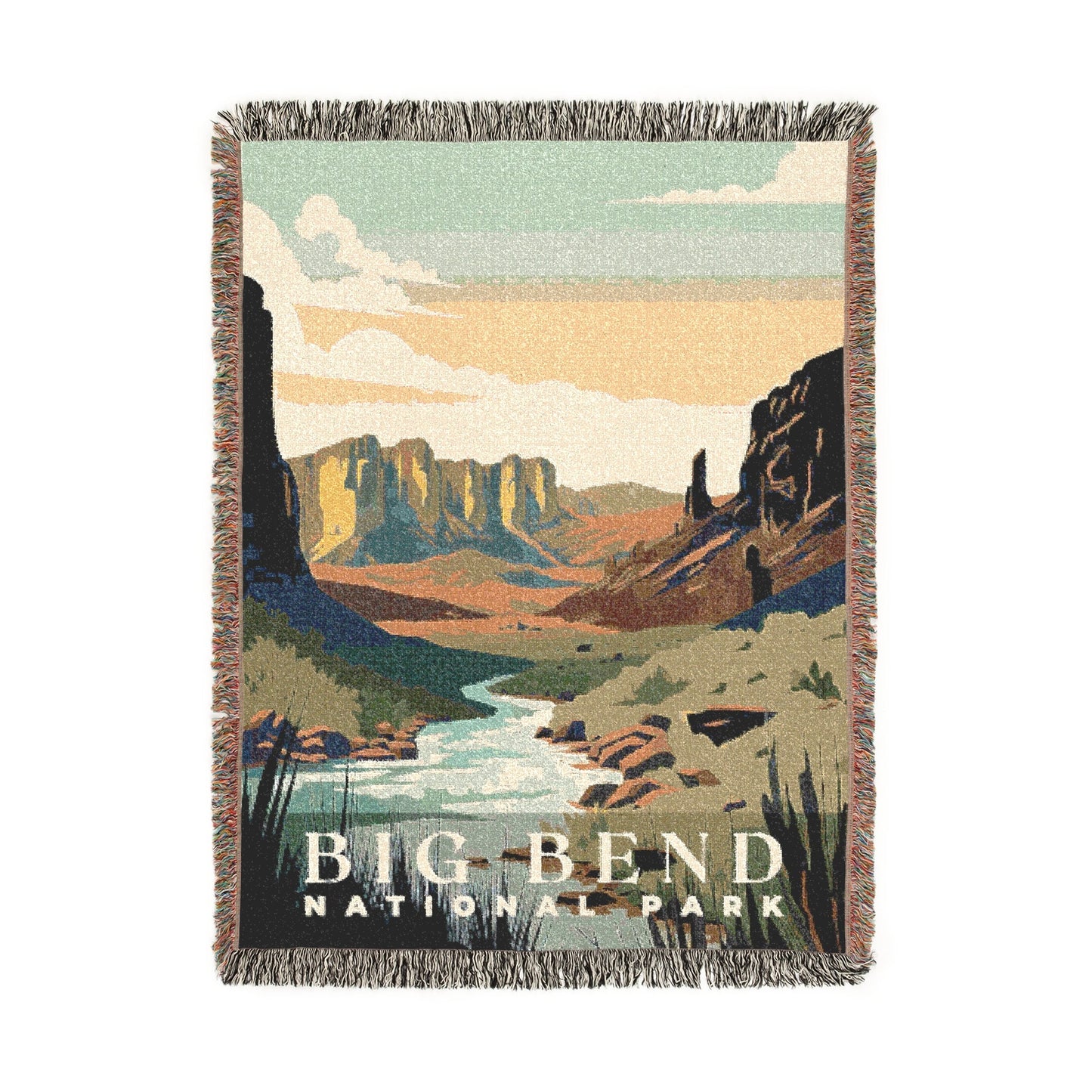 Big Bend National Park Woven Blanket | S01