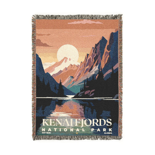 Kenai Fjords National Park Woven Blanket | S05