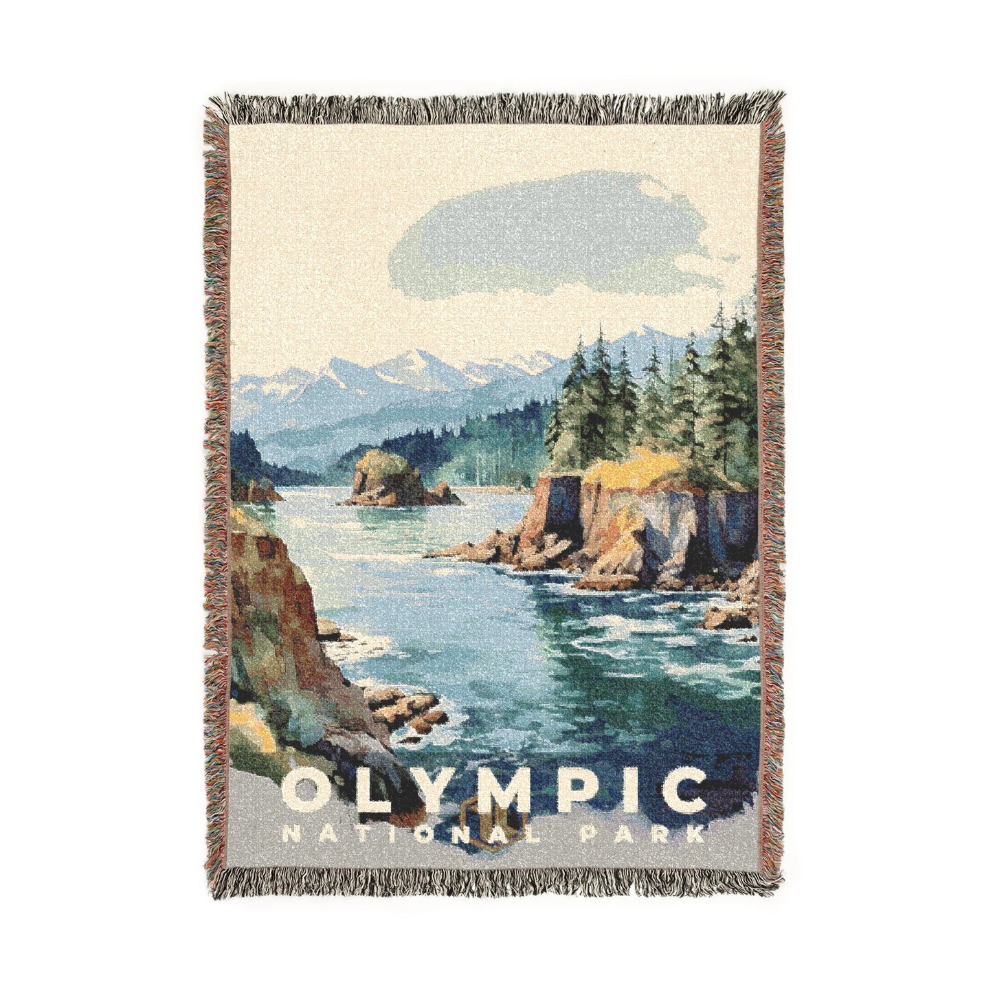 Olympic National Park Woven Blanket | S08