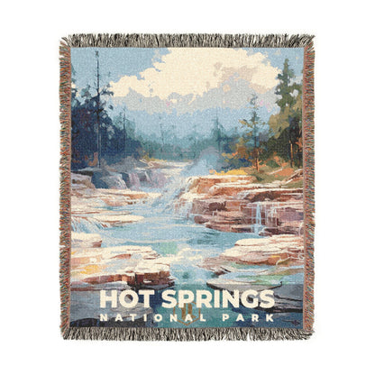 Hot Springs National Park Woven Blanket | S06